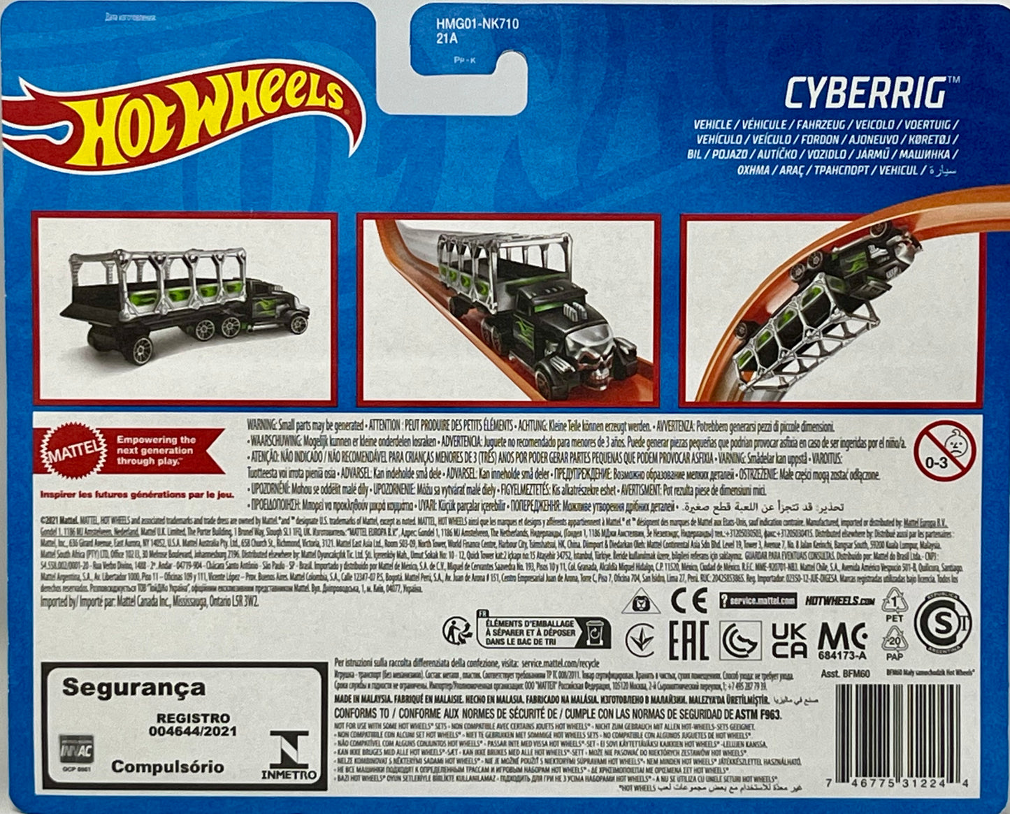 Hot Wheels Cyberrig Yellow & Black