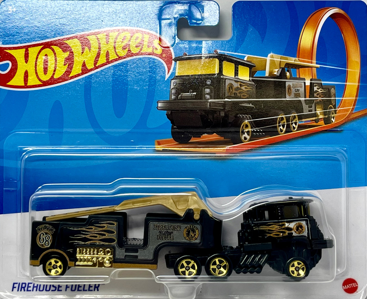 Hot Wheels Firehouse Fueler Black & Gold