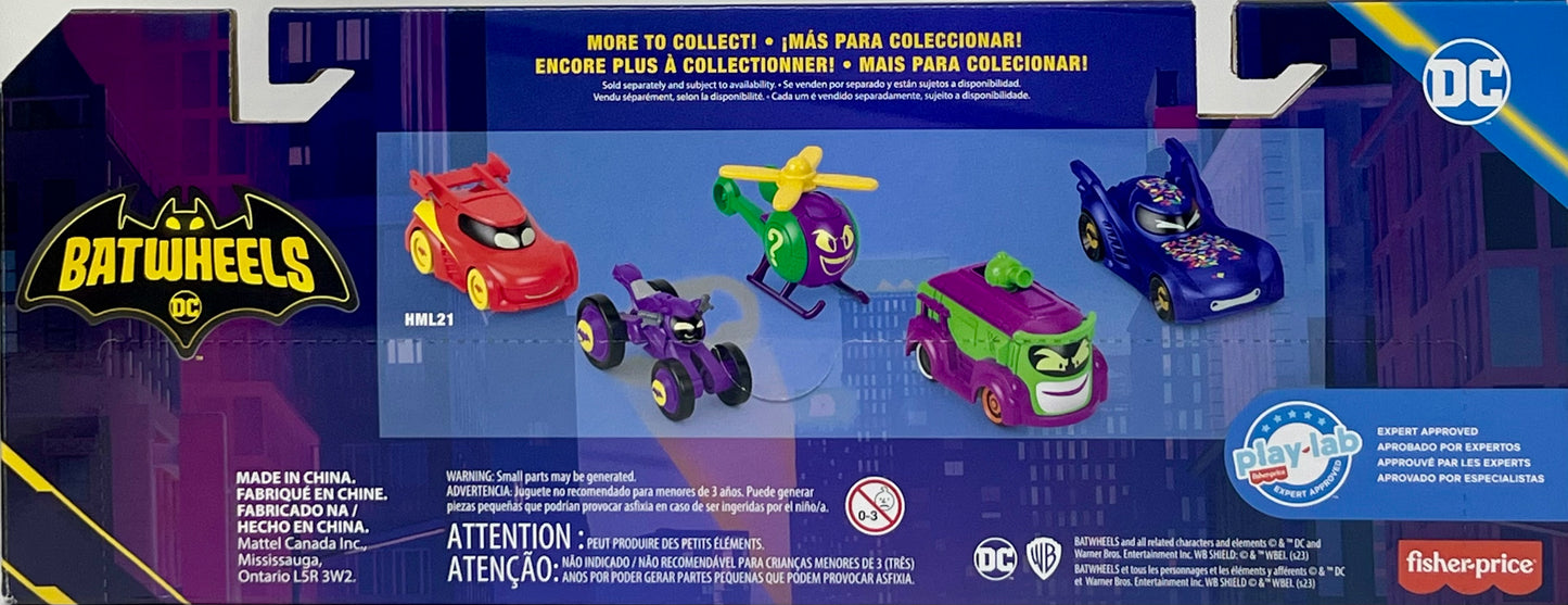 Disney DC Batwheels Batcast Bam the Batmobile vs Legion of Zoom