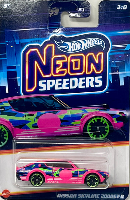 Hot Wheels Nissan Skyline 2000GT-R Neon Speeders 3/8