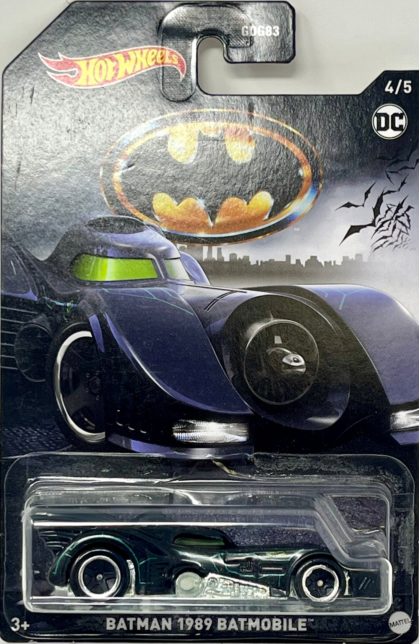 Hot Wheels DC Series #4 Batman 1989 Batmobile
