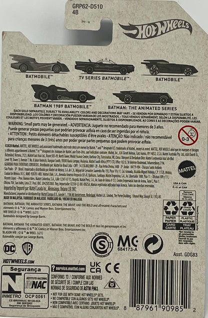 Hot Wheels DC Series #4 Batman 1989 Batmobile