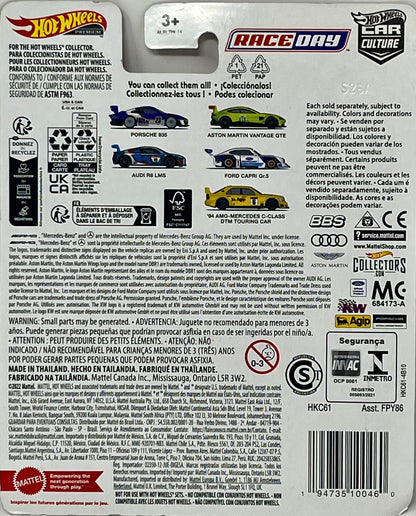 Hot Wheels Car Culture Race Day Audi R8 LMS 1/64 scale