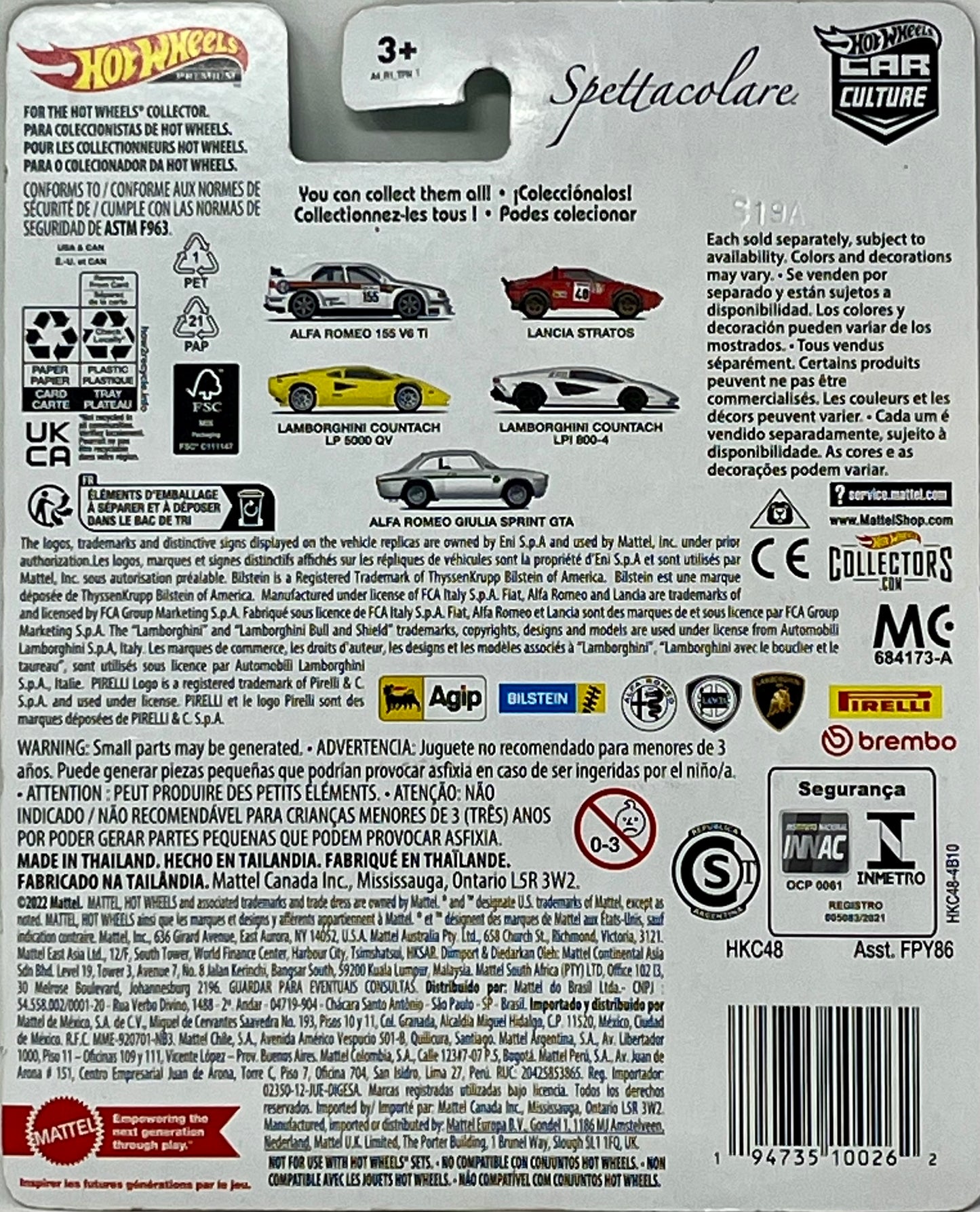 Hot Wheels Alfa Romeo 155 V6 Ti, Spettacolare 1/5 [White]