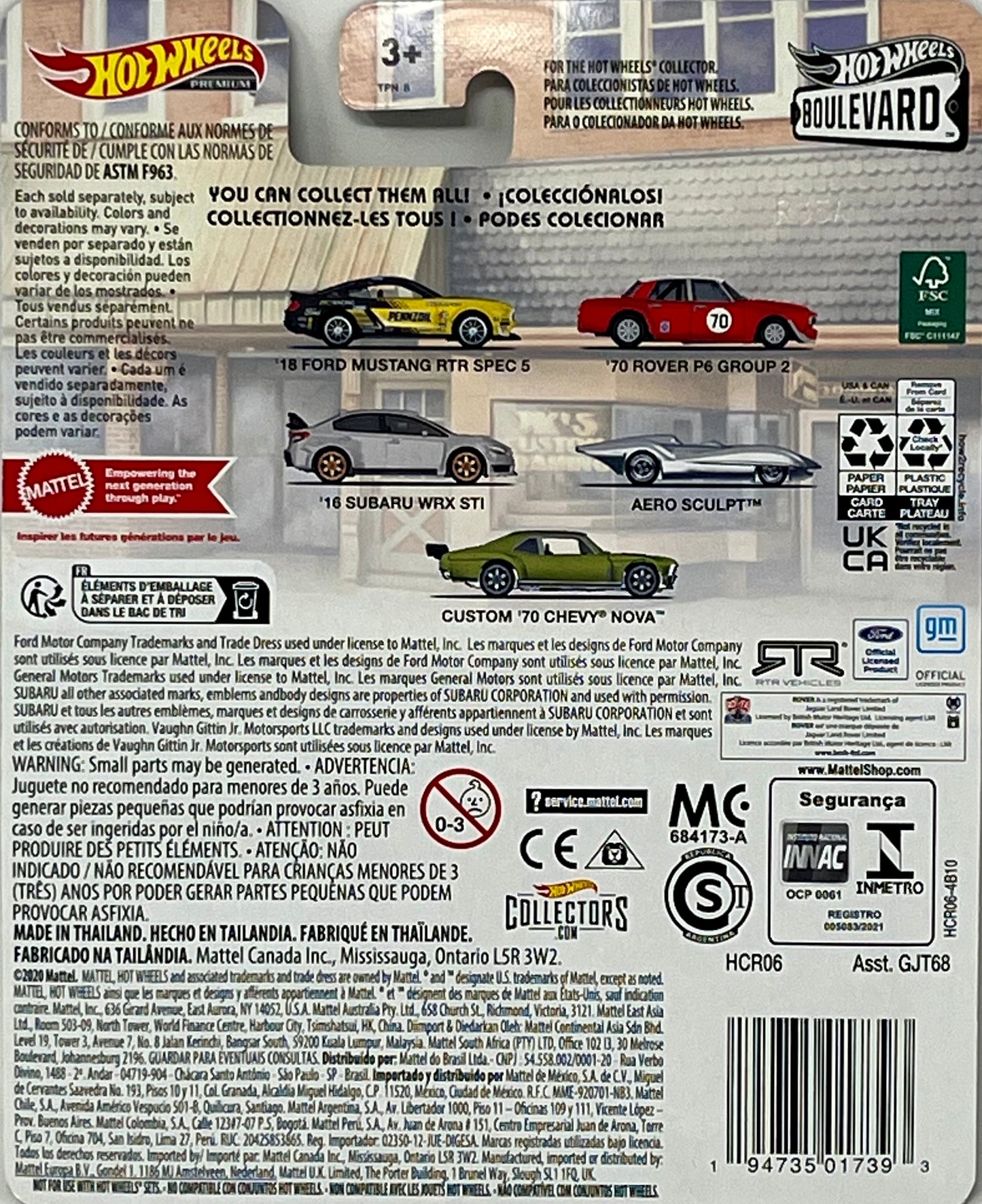 Hot Wheels Aero Sculpt Boulevard