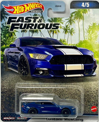 Hot Wheels Fast and Furious - Custom Mustang [3 Years Old and Up]