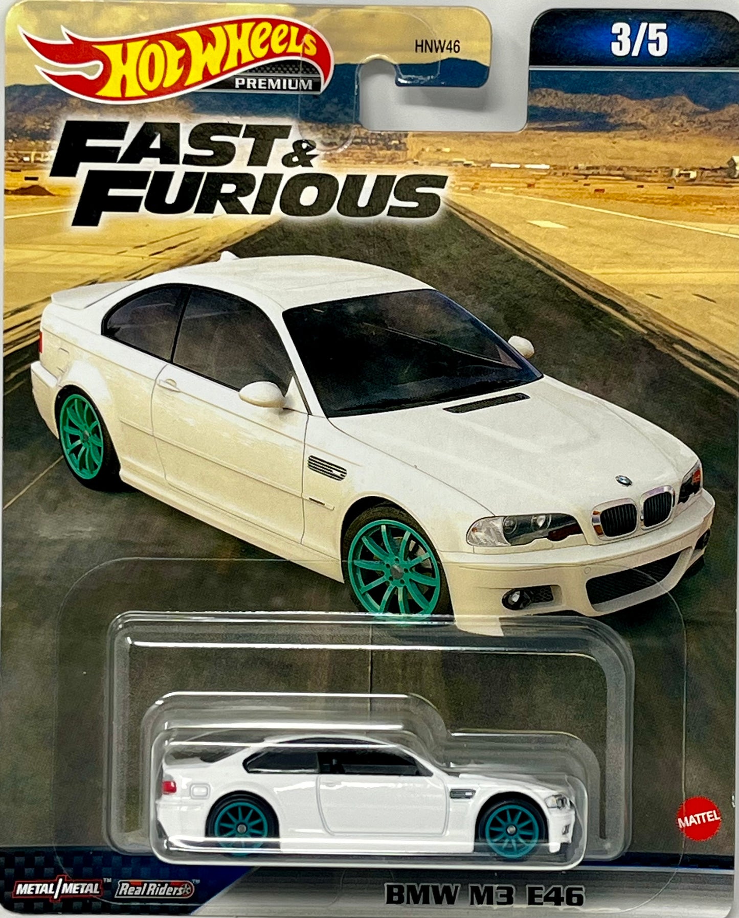 Hot Wheels HNW52 Fast & Furious - BMW M3 E46 (3 Years Old and Up)