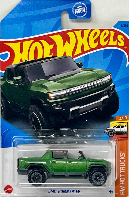 Hot Wheels GMC Hummer EV, HW Hot Trucks 3/10 [Green] 116/250