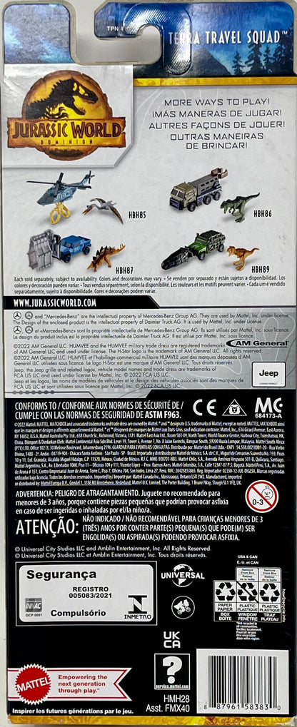 Jurassic World 5 Pack Terra Travel Squad