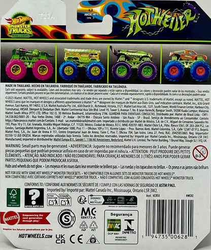 Hot Wheels Monster Trucks Hotweiler Glow in The Dark 1:64 Scale Trucks