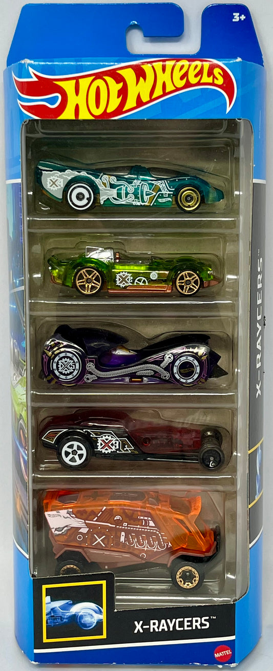 Mattel Hot Wheels 2021 5 Pack X-Raycers HFV81