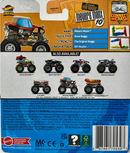 Hot Wheels Monster Trucks Meyers Manx Crash Legends 2/6