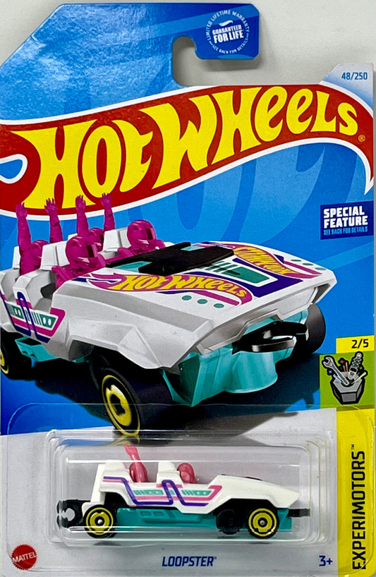 Hot Wheels Loopster, Experimotors 2/5 [White/handsup] 48/250