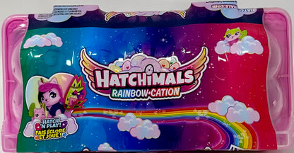 Hatchimals CollEGGtibles, Rainbow-cation Wolf Family Carton with Surprise Playset, 10 Characters, 2 Accessories, Kids Toys for Girls