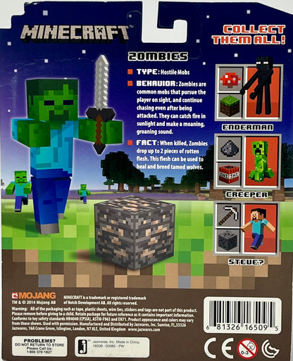 Minecraft Core Zombie Figure Pack