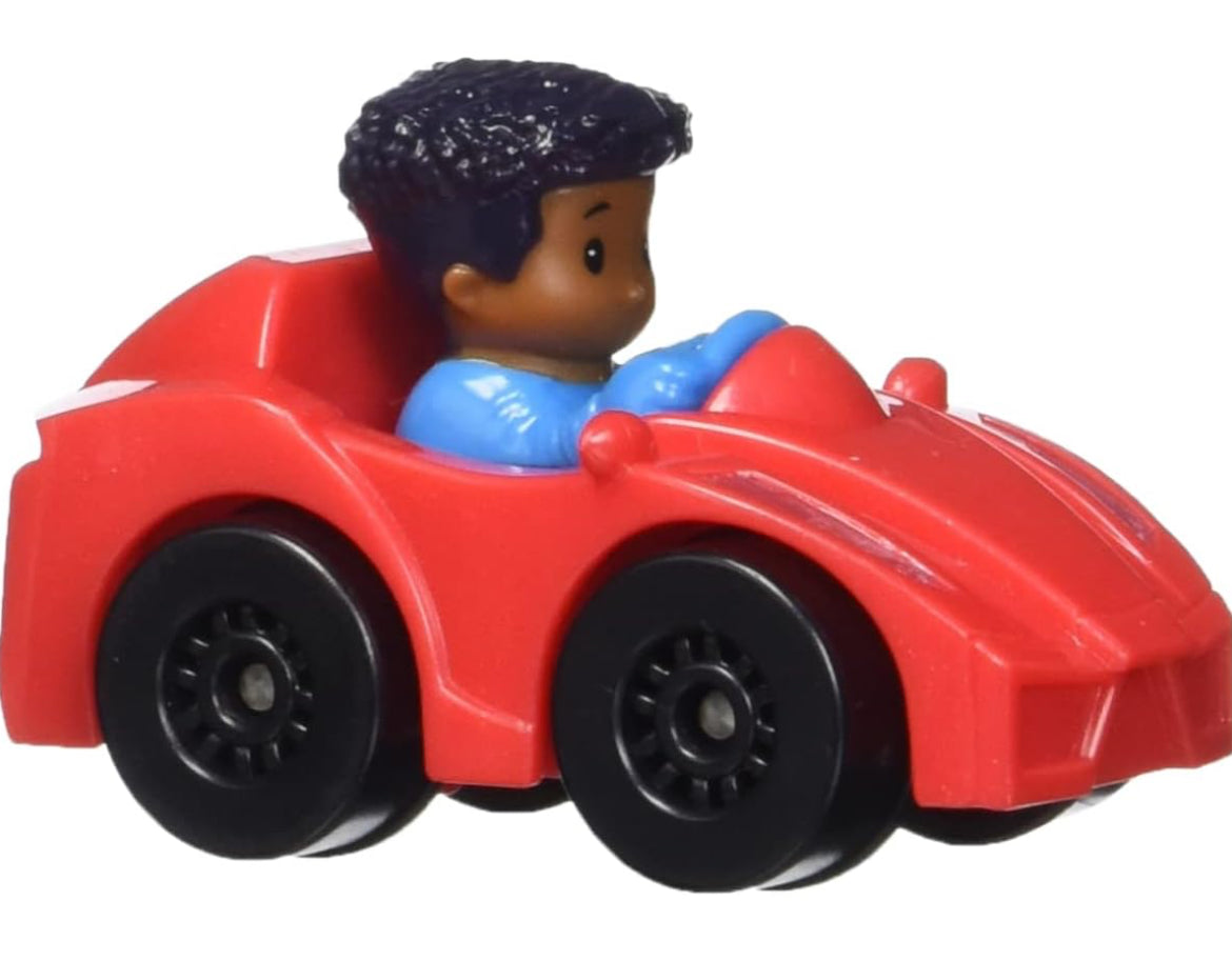 Fisher-Price Little People Vehicle Wheelie Red Toy Figure for Children from 18 Months