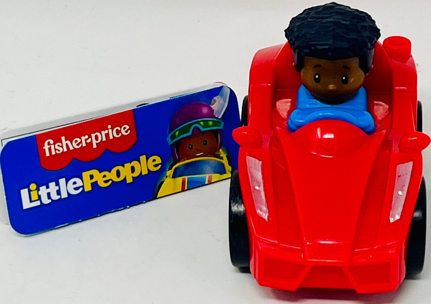 Fisher-Price Little People Vehicle Wheelie Red Toy Figure for Children from 18 Months