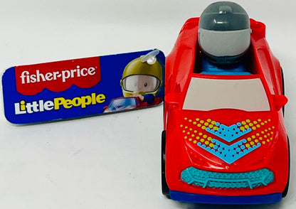 Fisher Price Little People Red Race Car