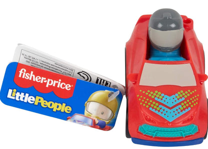 Fisher Price Little People Red Race Car