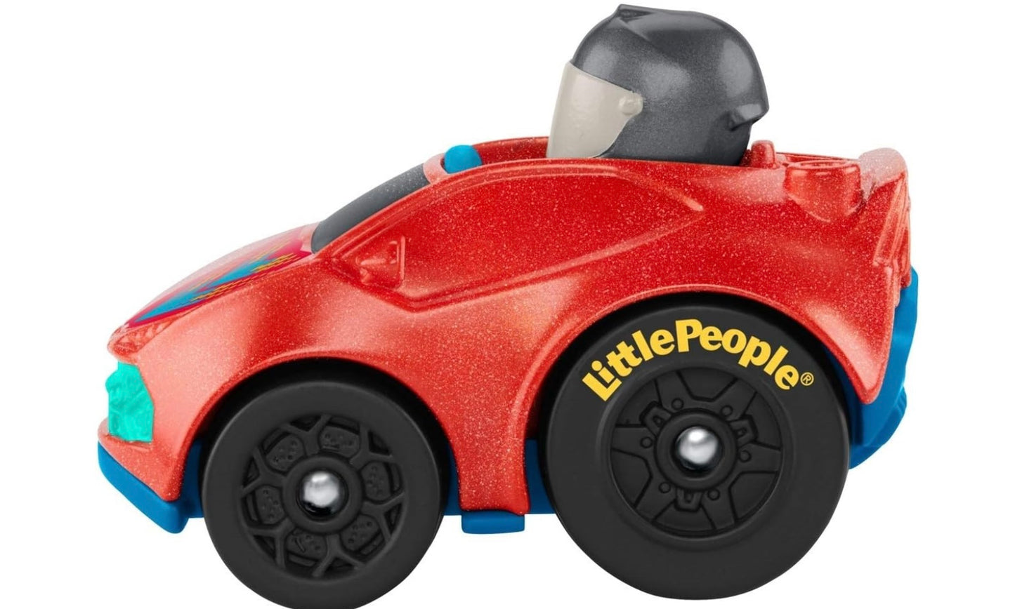 Fisher Price Little People Red Race Car
