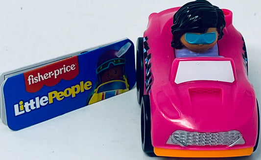 Fisher Price Little People Cars, Pink and Orange Car