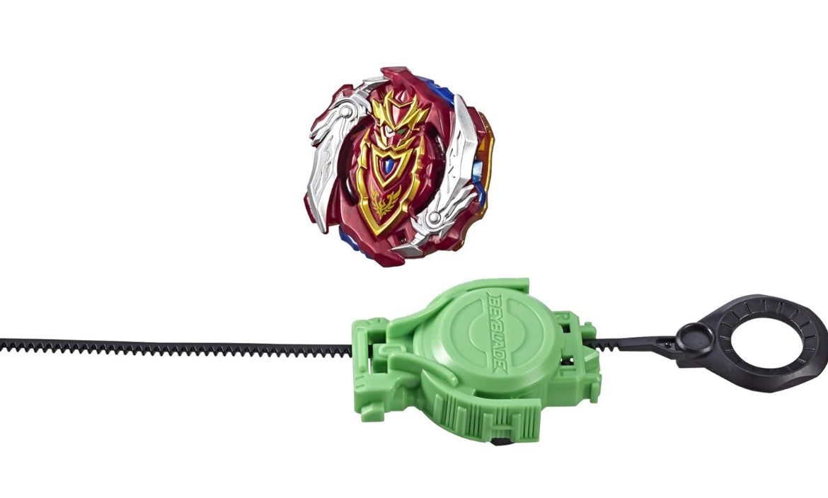 BEYBLADE Burst Turbo Slingshock Turbo Achilles A4 Starter Pack - Battling Top and Right/Left-Spin Launcher, Age 8+