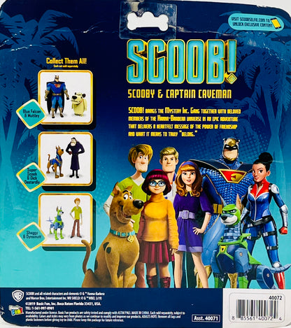 Basic Fun Scoob! 5" Action Figures 2 Pack - Scooby Doo and Captain Caveman