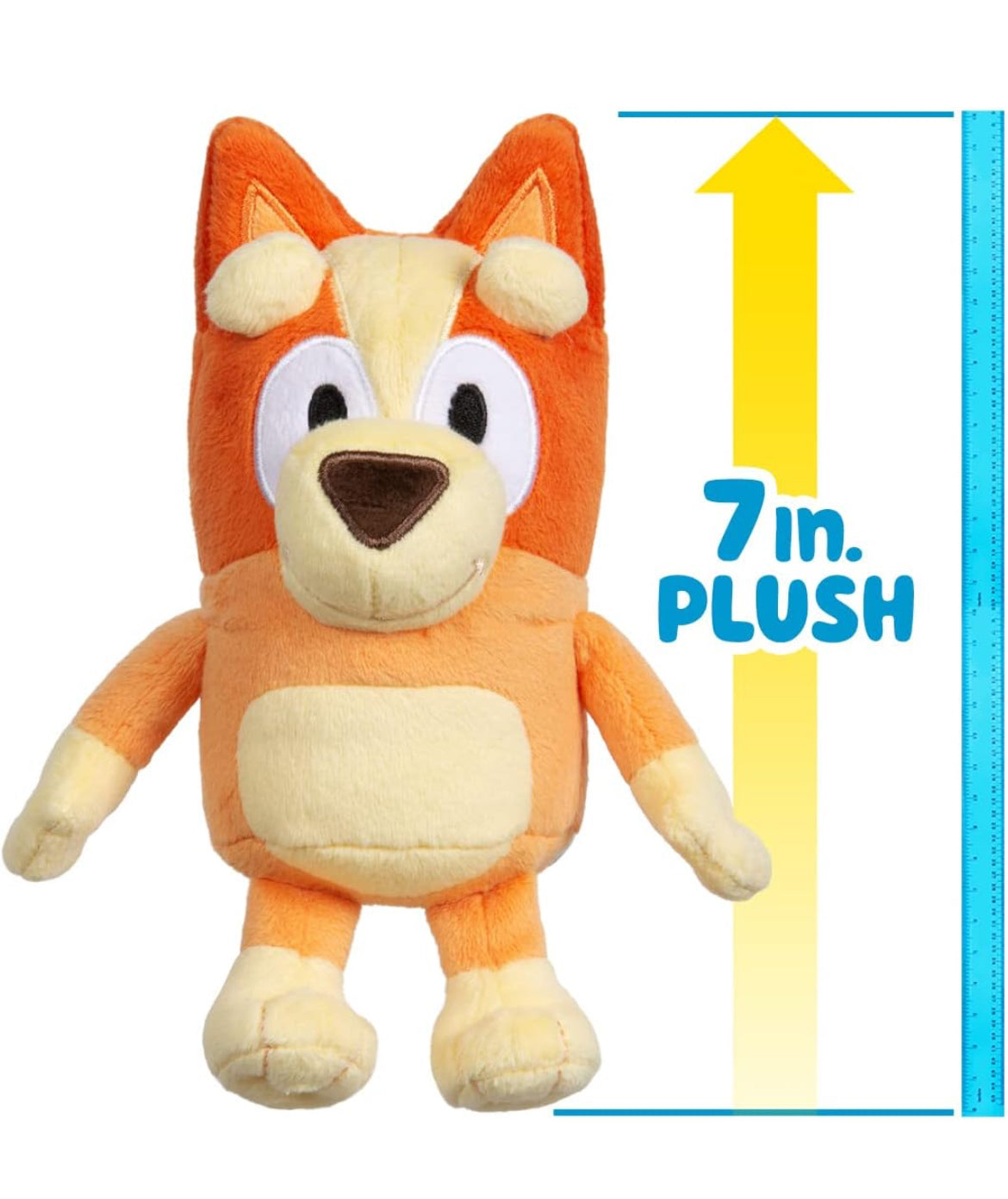 Bluey Friends - Bingo 7" Tall Plush - Soft and Cuddly
