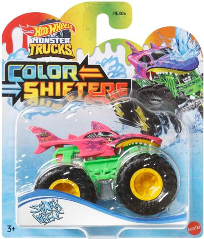 Hot Wheels Monster Trucks Color Shifters Shark Wreak