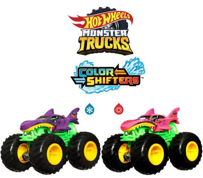 Hot Wheels Monster Trucks Color Shifters Shark Wreak