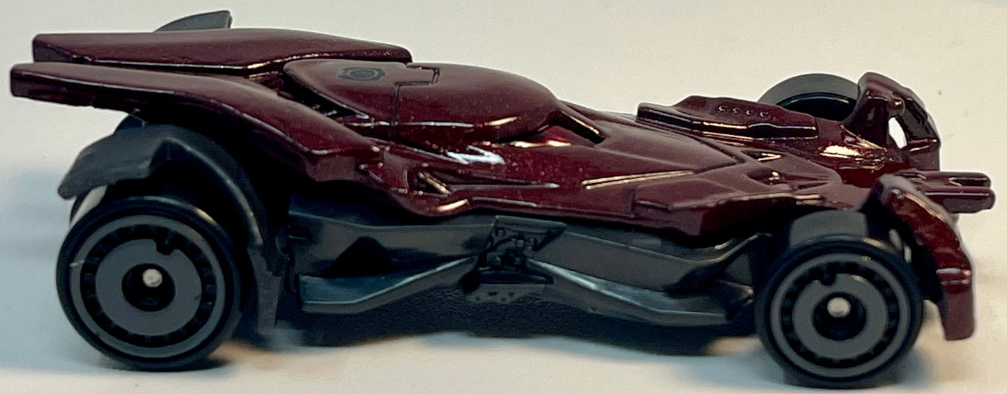 Hot Wheels Batman v. Superman Batmobile W/Protector(Burgundy) 5/5