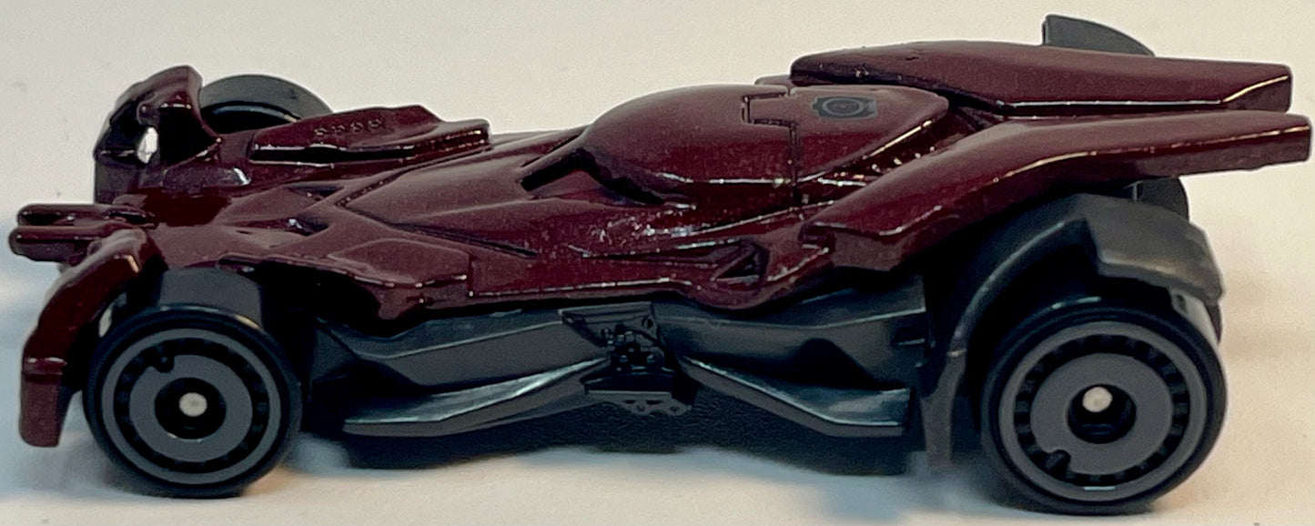 Hot Wheels Batman v. Superman Batmobile W/Protector(Burgundy) 5/5