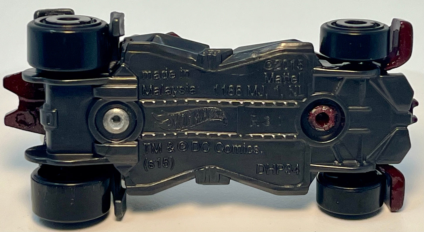 Hot Wheels Batman v. Superman Batmobile W/Protector(Burgundy) 5/5