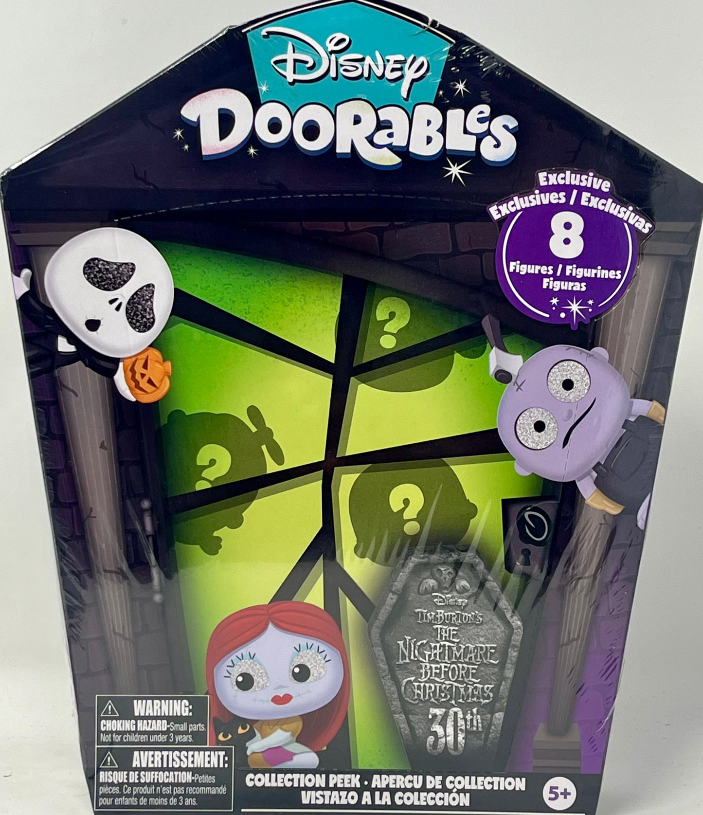Disney Doorables Nightmare Before Christmas 30th Collection Peek 8 Figure Set