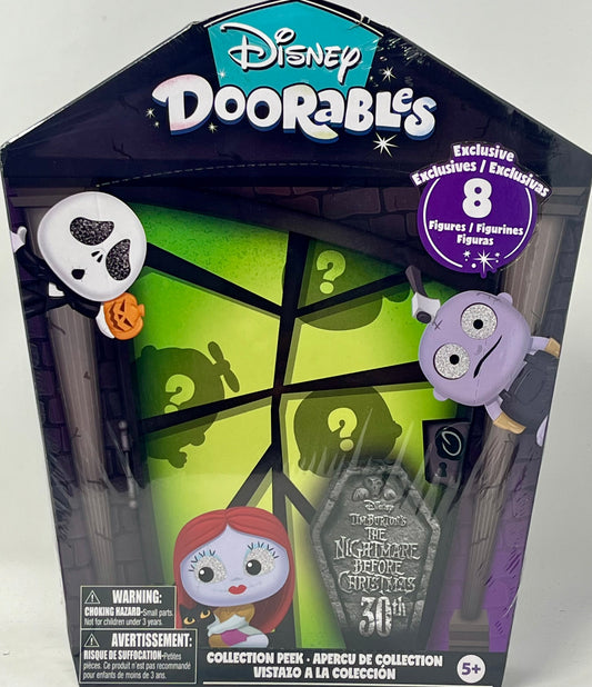 Disney Doorables Nightmare Before Christmas 30th Collection Peek 8 Figure Set