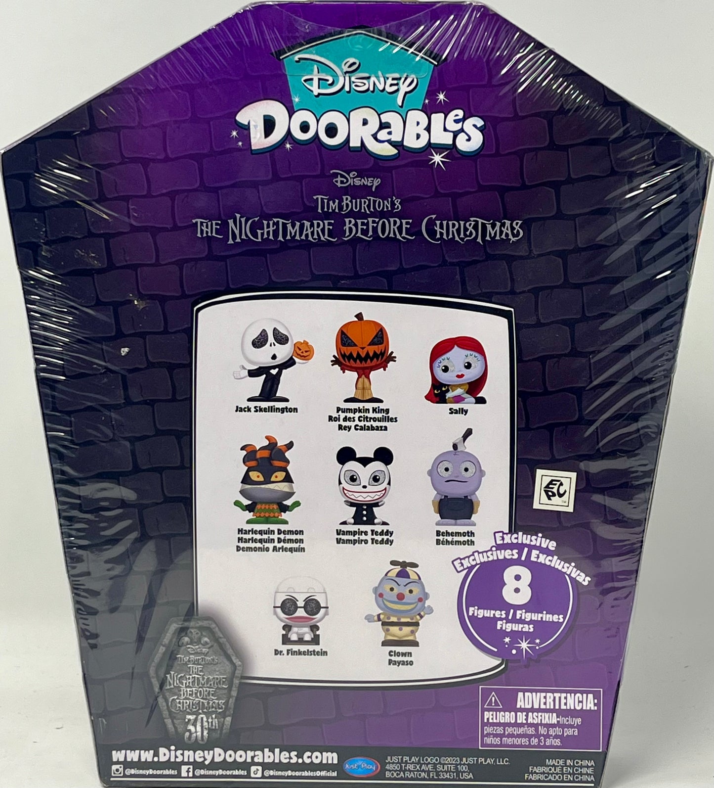 Disney Doorables Nightmare Before Christmas 30th Collection Peek 8 Figure Set