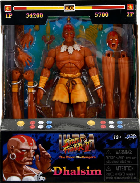 Street Fighter 6" Dhalsim Action Figure, Toys for Kids and Adults