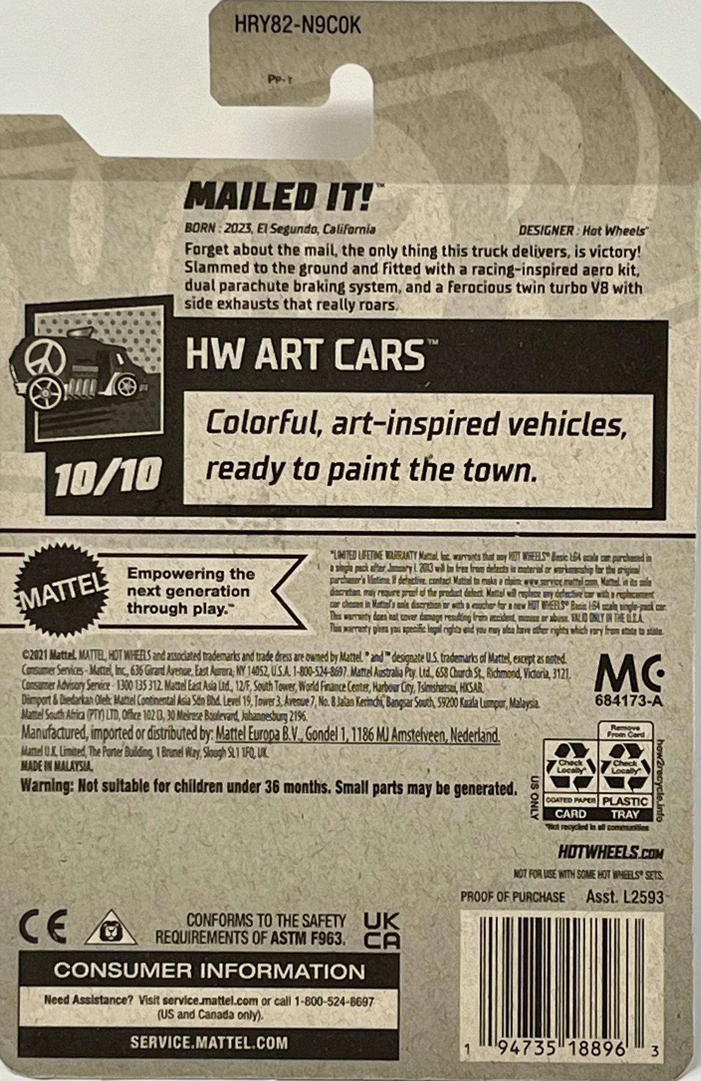 Hot Wheels Mailed It!