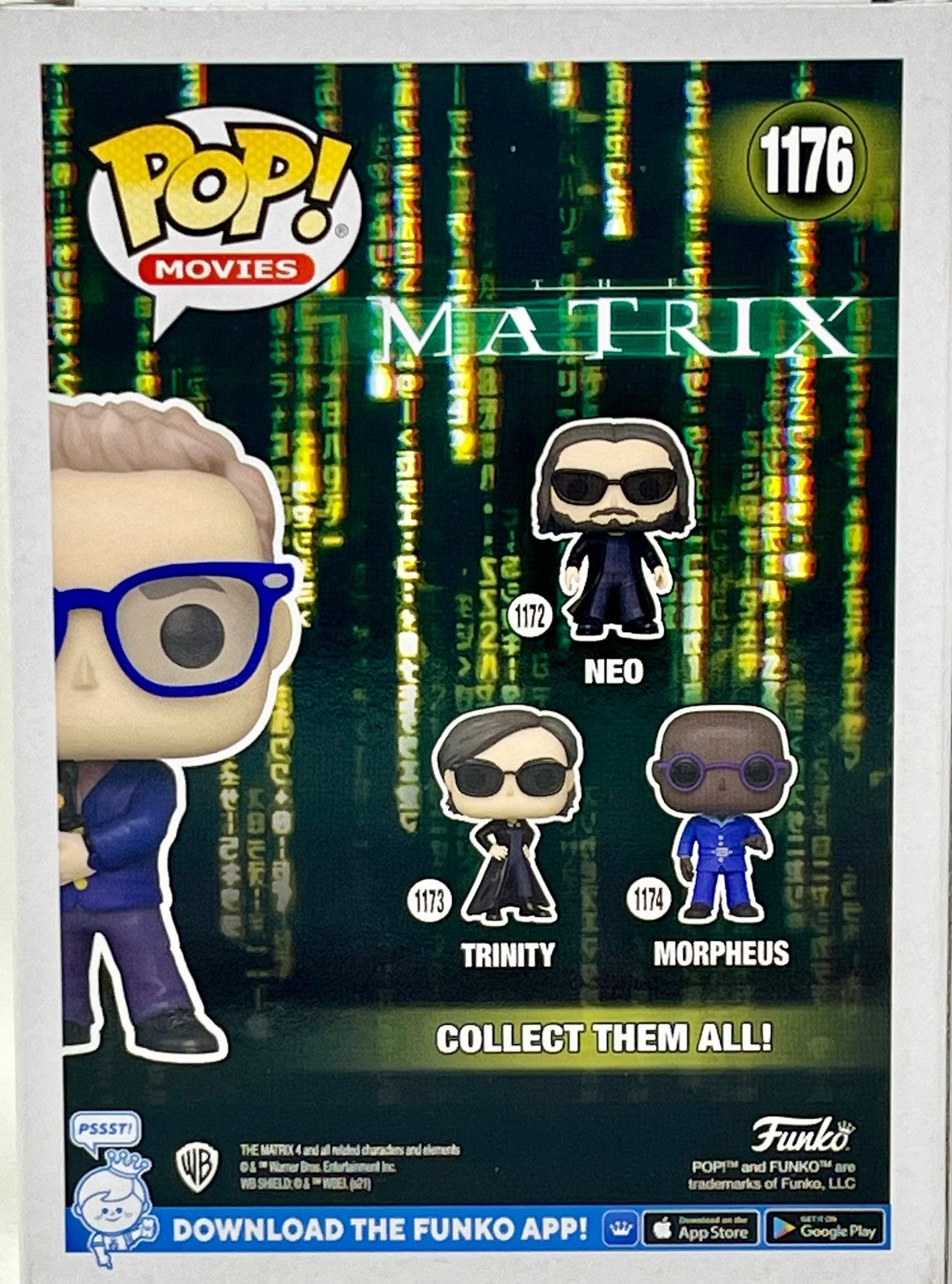 Funko The Matrix Resurrections The Analyst Pop Vinyl Figure, 9.5cm Tall