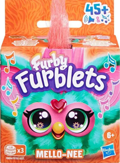 Furby Furblets Mello-Nee Summer Chill Mini Electronic Plush Toy for Girls & Boys 6+