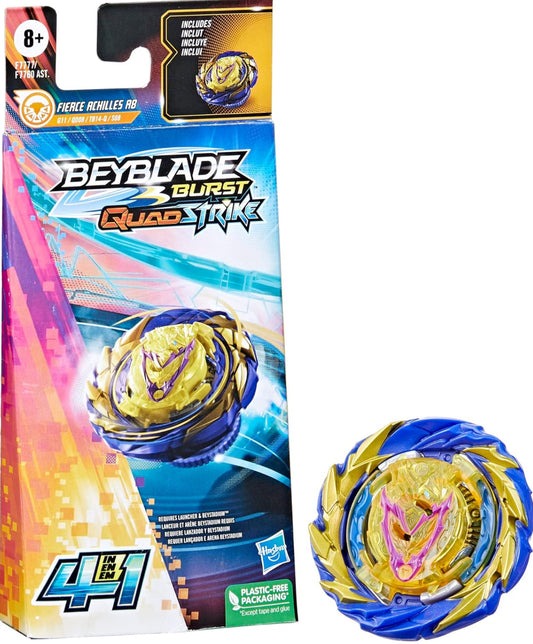 Beyblade Burst Quadstrike Fierce Achilles A8 4-in-1 Battle Top
