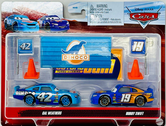 Disney Pixar Cars Cal Weathers and Bobby Swift