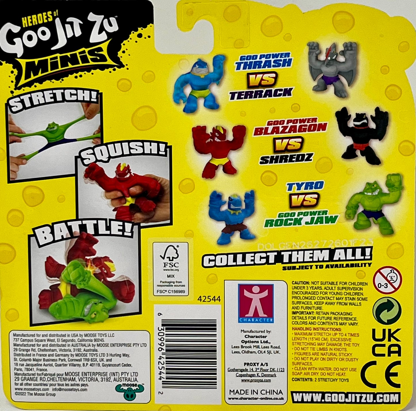 Heroes Goo Jit Zu Goo Power Blazagon vs Shredz