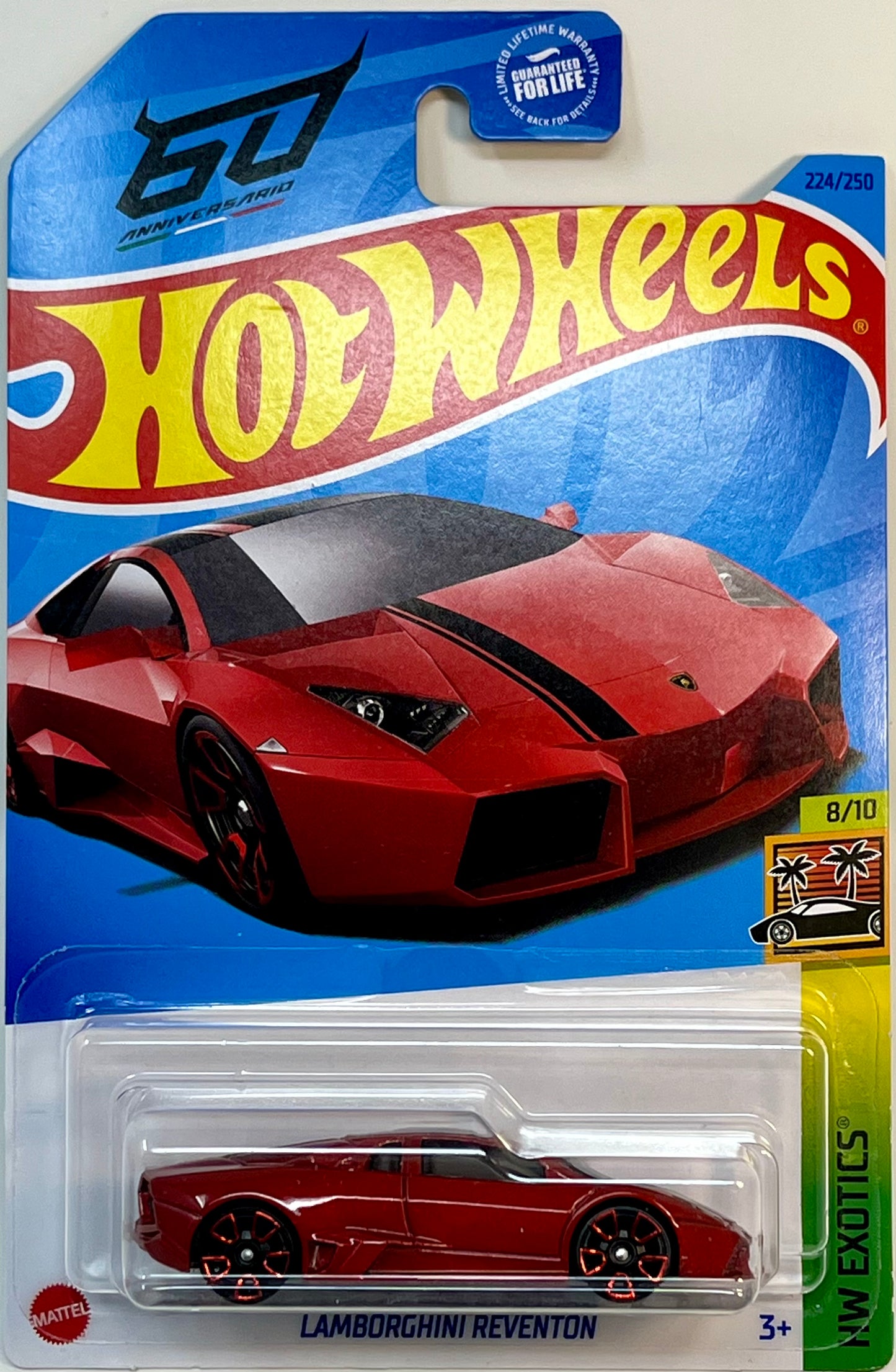 Hot Wheels Lamborghini Reventon Exotics (red) with Protector