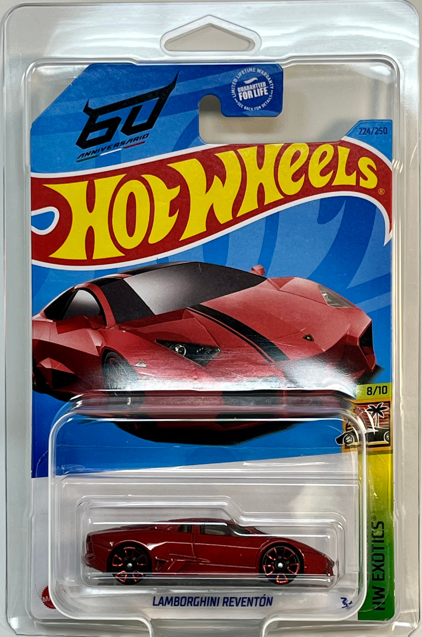Hot Wheels Lamborghini Reventon Exotics (red) with Protector