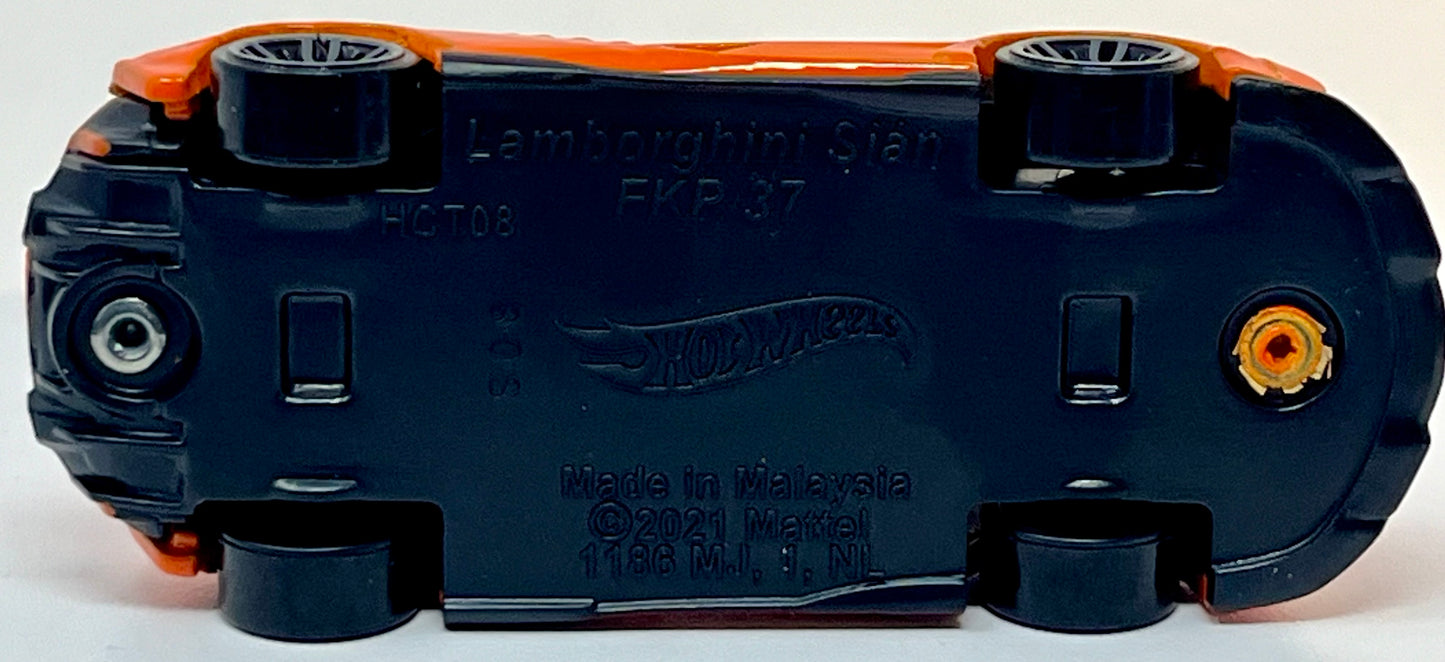Hot Wheels Lamborghini Sian FKP 37 (Orange) with Protector