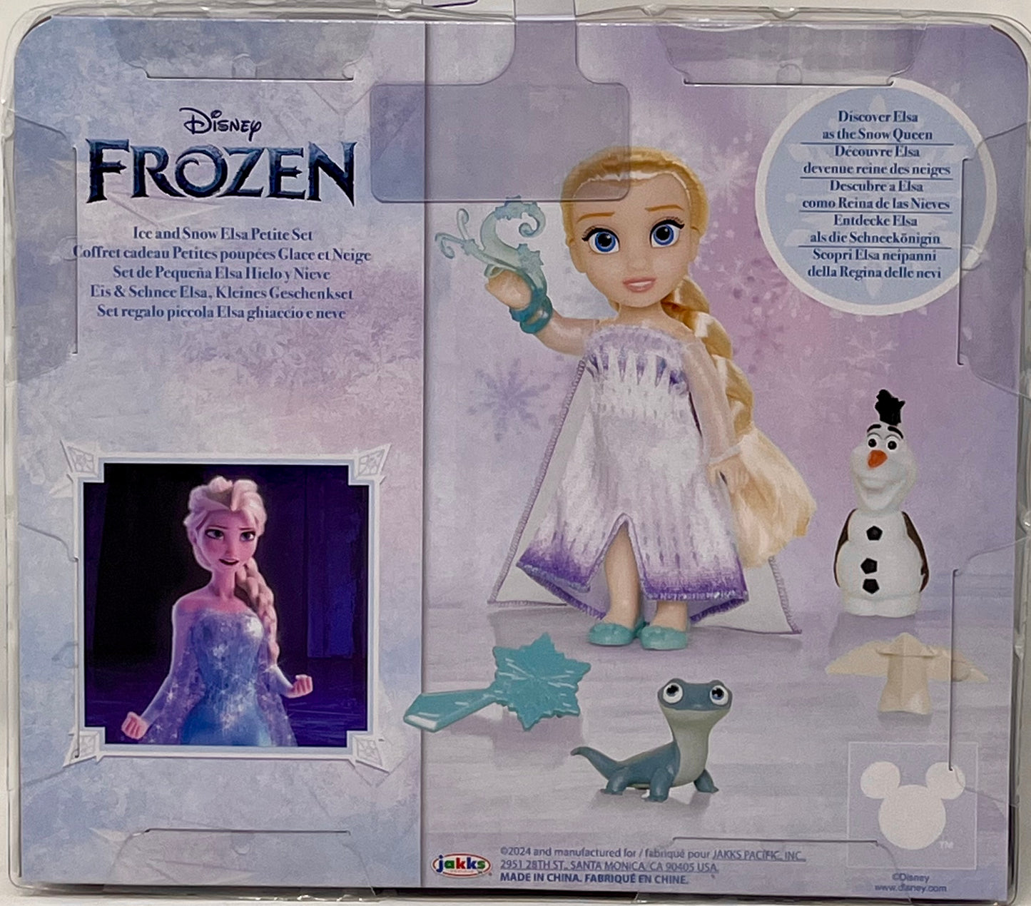 Disney Frozen Ice and Snow Elsa Petite Doll Set