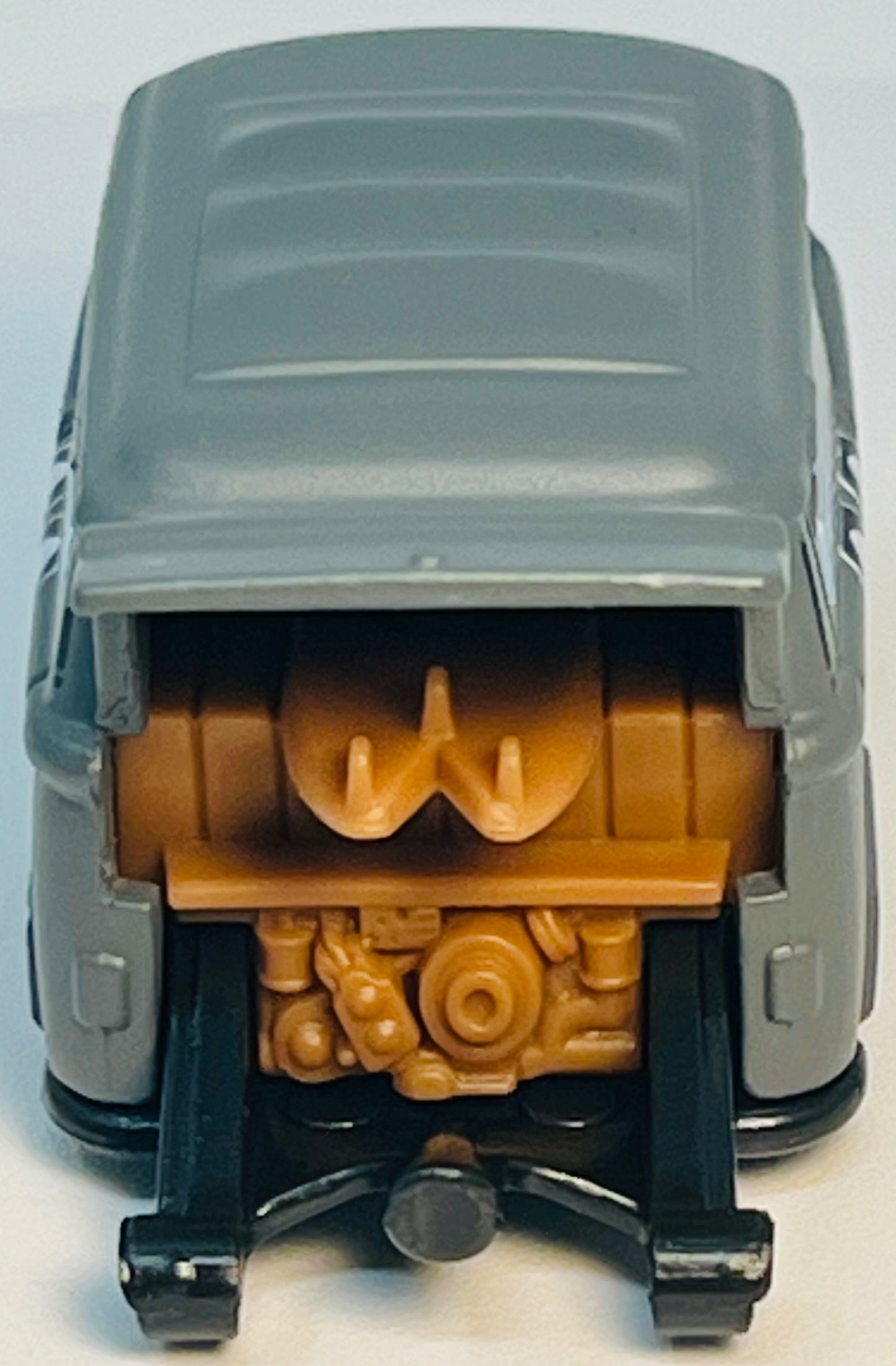 Hot Wheels Kool Kombi, Surf's Up (Gray) Moon Eyes with Protector
