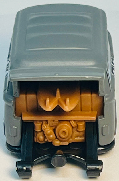 Hot Wheels Kool Kombi, Surf's Up (Gray) Moon Eyes with Protector