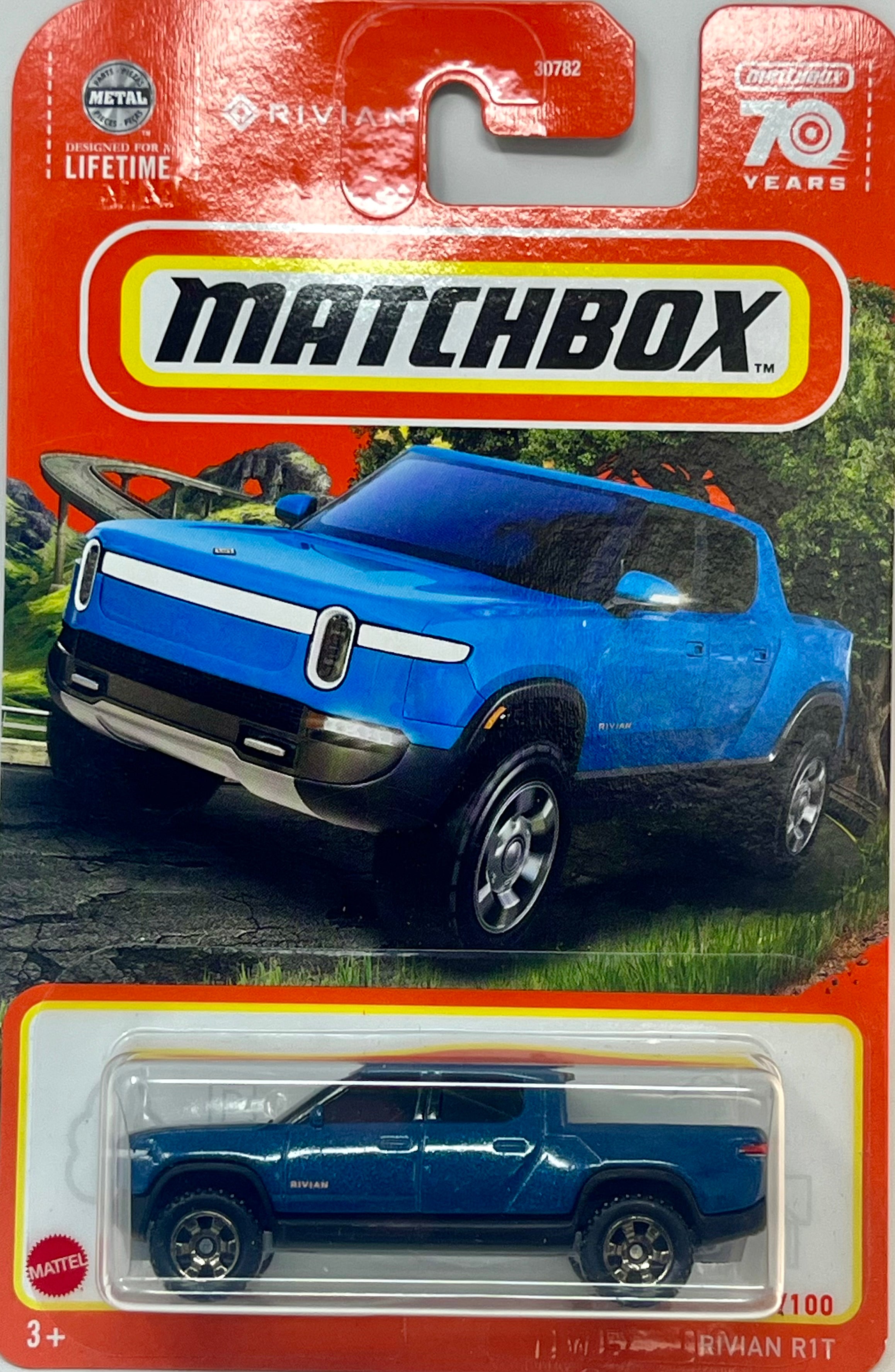Matchbox Rivian (Blue) with Protector – Toy Wrangler